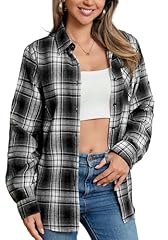 Black White Plaid Shirt