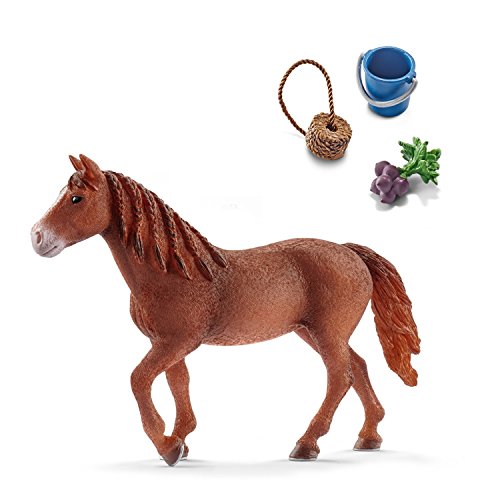 Preisvergleich Produktbild Schleich 13870 Morgan Horse Stute + 42196 Pferdefutter