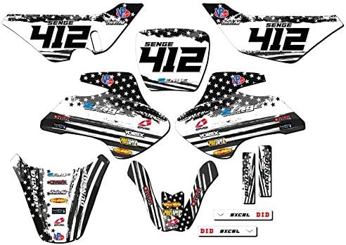 2000-2006 JR 50 Merica USA Senge Graphics Complete Kit Compatible with Suzuki