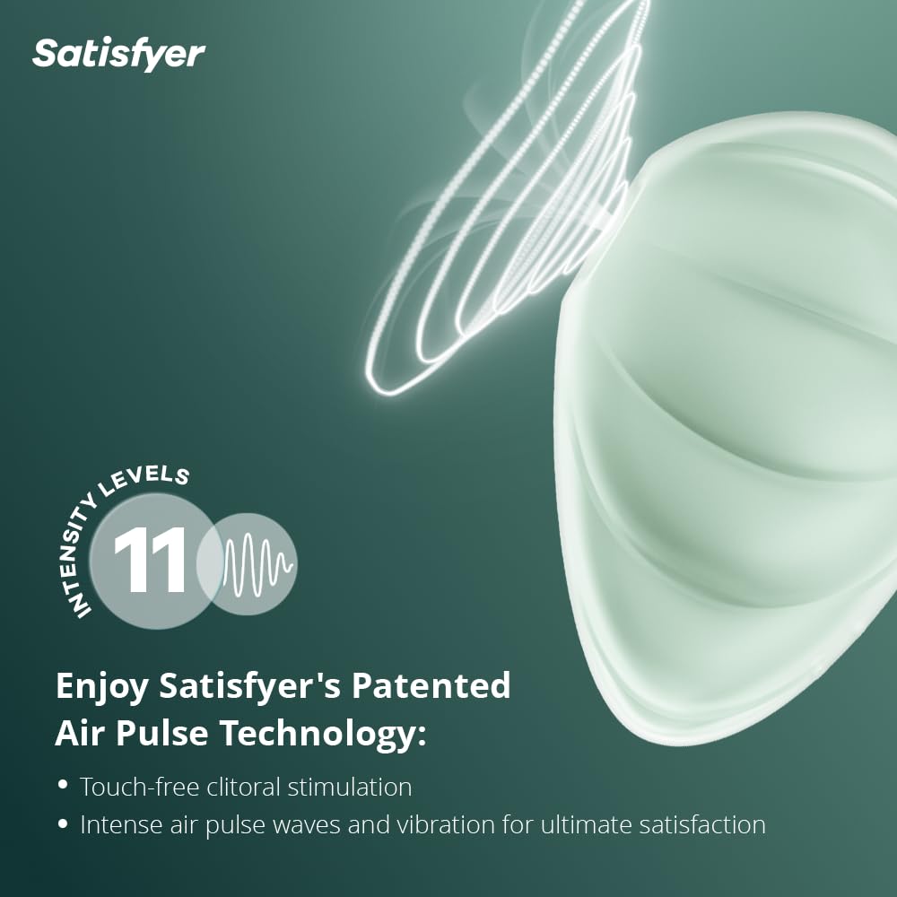 Satisfyer Cloud Dancer Vibratore | Tecnologia di Stimolazione Clitoridea a Impulsi d'Aria | 2 Motori | 11 Modalità e 12 Programmi | Impermeabile (IPX7) Sex Toys | Sex Toy Donna