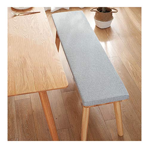 Coussin de chaise longue gris 150x30cm en mousse pour banc de balcon - 8