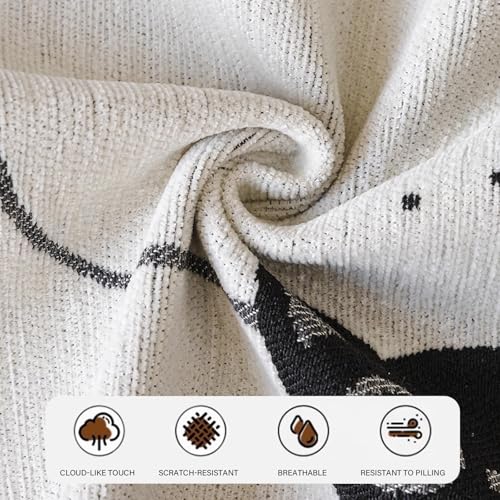 Housse de canapé en chenille peluche pour protéger efficacement votre assise