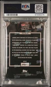 Amazon.com: LeBron James 2023 Topps Now 40000 Career Points