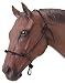 Tough1 Knotted Rope Halter with Twisted Crown - Black