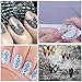 Nail Art Stamper, Clear Silicone Stamping Jelly with Scraper, Transparent Visible Body, No Misplacement for DIY Nail Decor, Home Manicure Starter Tool Salon, French Tip Stamp, 200-Time Using (Clear)