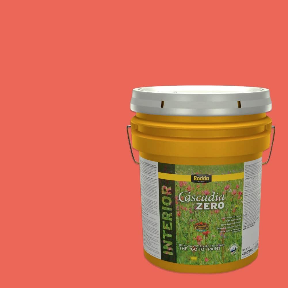 Rodda Paint CASCADIA ZERO Interior Semi-Gloss Paint & Primer in One, 1-Gallon, Citron