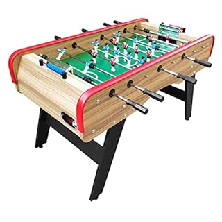 Babyfoot 140cm avec 4 balles incluses, Table Soccer de 2 à 4 Joueurs, Table de Baby-Foot
