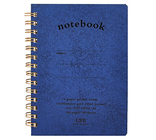 Cahiers à reliure spirale Life Pocket Notes Bleu pour ne plus jamais perdre vos idées