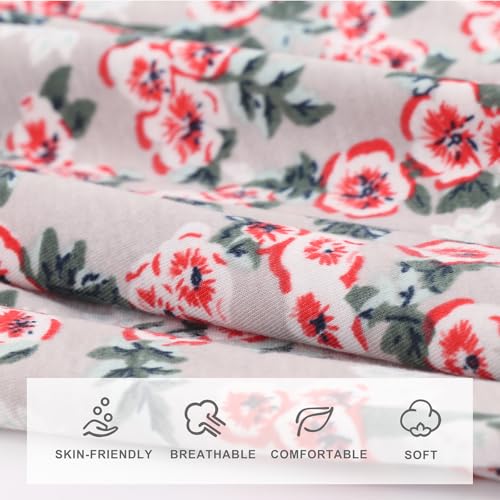 Image of DRESHOW BQUBO Baby Girl Newborn Floral Receiving Blankets with Bow Hat Headband Wooden Birth Announcement Card Set Newborn Baby Swaddling Hats Swaddle Blanket Toddler Warm Shower Gift