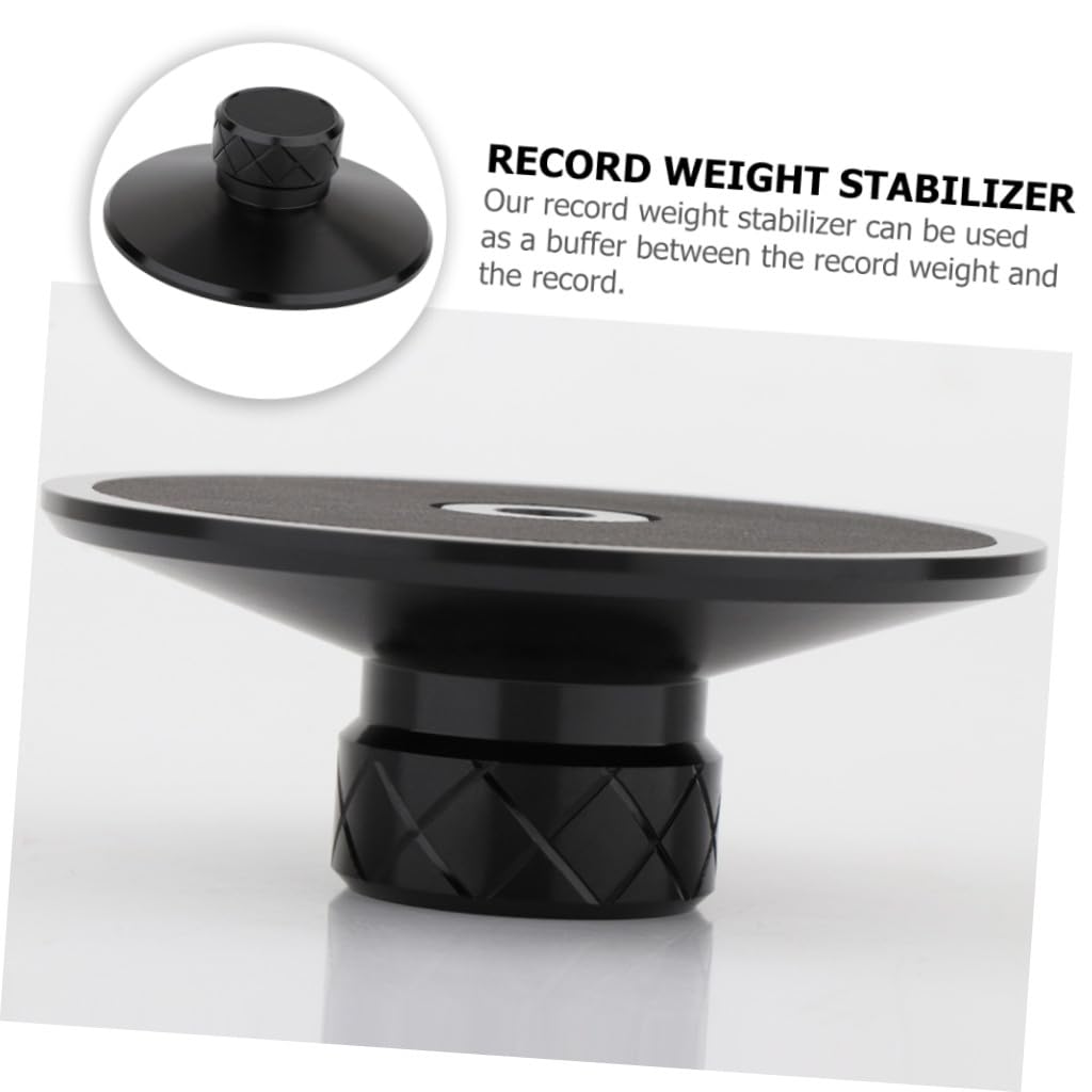 OSALADI Stabilizzatore Professionale Per Dischi Vinile Peso Per Turntable Lega Di Alluminio e Magnesio Accessorio Per Migliorare Qualità Audio e Stabilità Per Amanti Della Musica