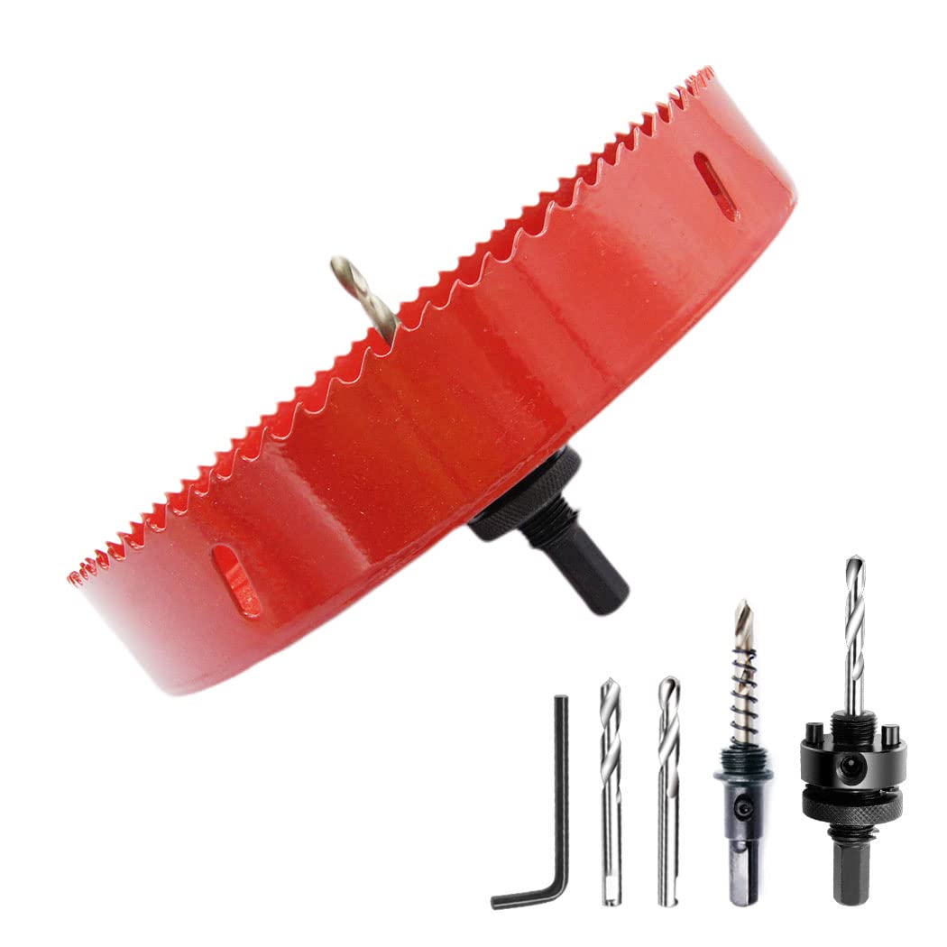 8.66 inch Hole Saw, LAIWEI bi-Metal Hole Cutter. for Drilling Wood, Aluminium Profiles, PVC, plasterboard, etc. Round Knife Calibre 8-3/4"(220mm)