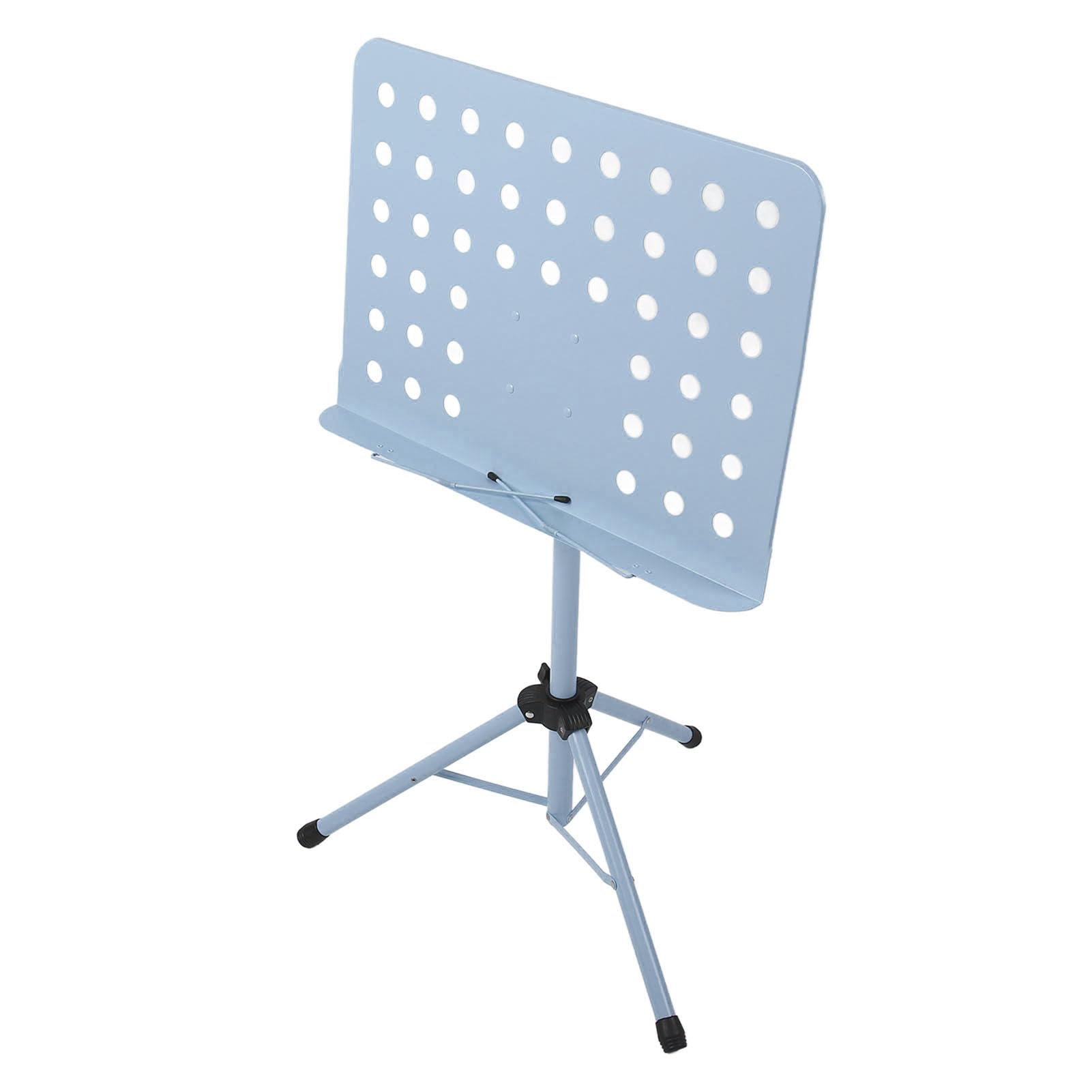 Pupitre De Partition Pliable PARENCE - En Aluminium, Hauteur Réglable 70-132 Cm - Avec Housse - 9