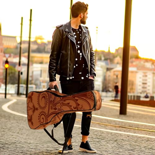 Housse imperméable en tissu Oxford pour guitare acoustique avec bandoulière et poches, style peint à la main, 109 x 42,9 x 11,9 cm, motif fleurs, Multicolore., 42.9×16.9×4.7 in, Sac de transport - Les Beatles, Paul McCartney, John Lennon, RIngo Starr, George Harrison Housse imperméable en tissu Oxford pour guitare acoustique avec bandoulière et poches, style peint à la main, 109 x 42,9 x 11,9 cm, motif fleurs, Multicolore., 42.9x16.9x4.7 in, Sac de transport – Image 7