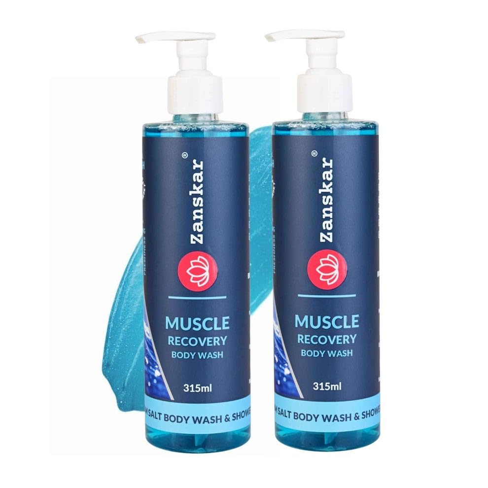 Image of Epsom Body Wash (315 ml) for Workout Recovery | Active Lifestyle Shower Gel | Sore Muscles & Fatigue Relief | Salicylic Acid + Niacinamide + Amino Acids | Suitable for all Skin Types (Pack of 2)