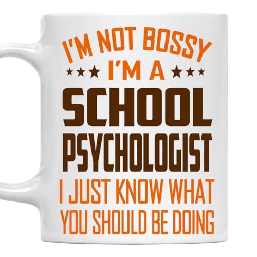MONIZILUCKY I'm Not Bossy, I'm a School Psychologist Mug 11Oz