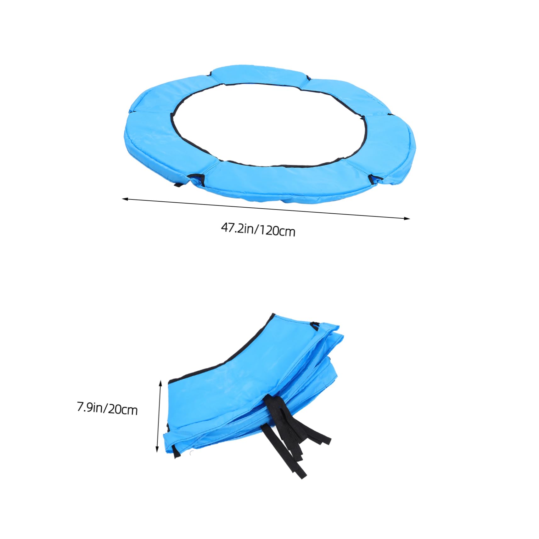 BESPORTBLE Trampoline Safety Pad Jumping Bed Edging Cover Oxford Cloth Protective Cover