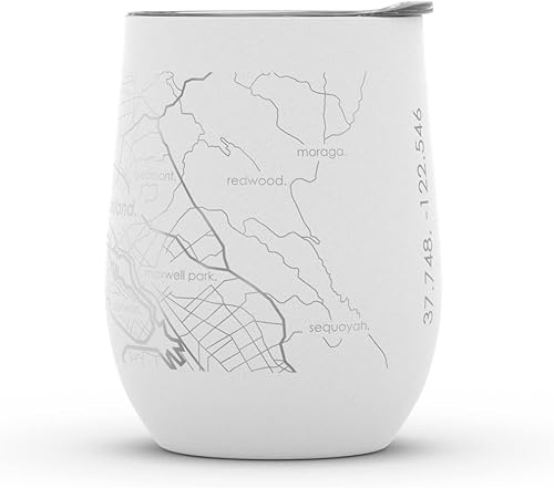 Vista 830 de Well Told Lexington Kentucky Map - Vaso de vino aislado con grabado de mapa de Kentucky, taza de acero inoxidable grabada (12 onzas, verde domingo)