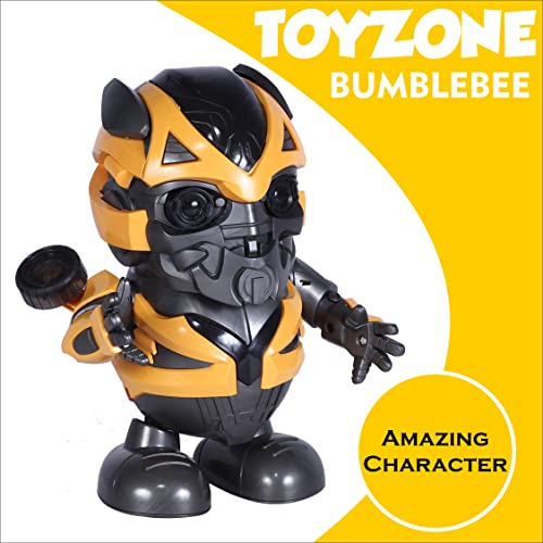 Image of TOY ZONE Bumble Bee Dance Hero-21964|Electronic Toy|Dancing Hero|Musical Toys|Music with Dance Movement|Battery Operated Toy|Light&Music|Age 12+ Months