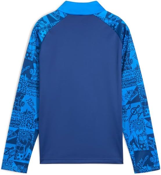 PUMA Kids Boys X Neymar Jr Playmaker Quarter Zip Sweater Casual - Blue