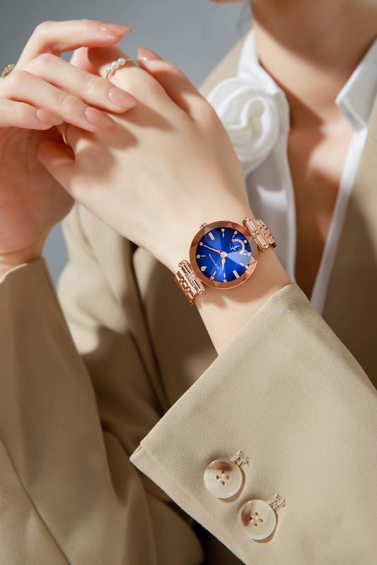 Image of Giordano Premium Watch for Women - Elegant Round Cut Glass Dial with Stainless Steel Strap & Quartz Movement