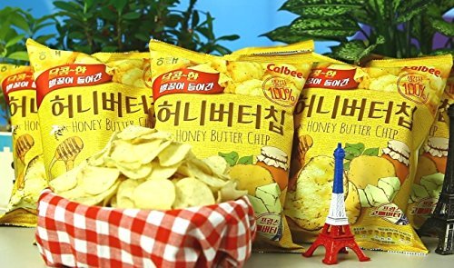Miniatura 4 de HaiTai Honey Butter Chip 60g 8ea  Korean Potato Chips (8 bags)