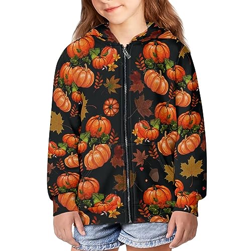 Girls Fashion Zip Up Hoodie Casual Long Sleeve Sweatshirts with Pockets Lightweight Comfy Winter Jacket