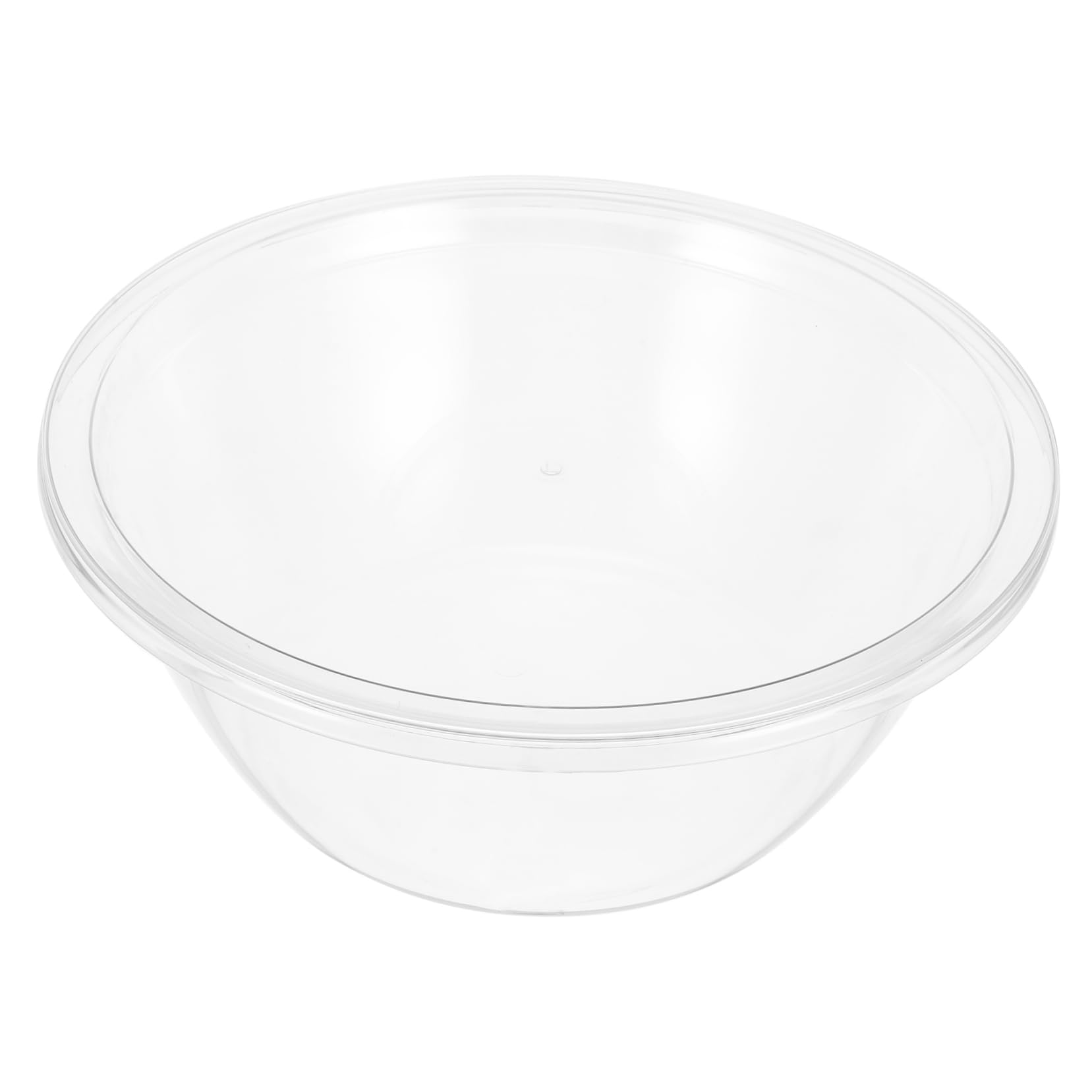 Alipis Bol Grande de Plástico con Tapa Transparente y Resistente Deformación Multiusos para Amasar Preparar Ensaladas y Almacenar para Cocina Familiar