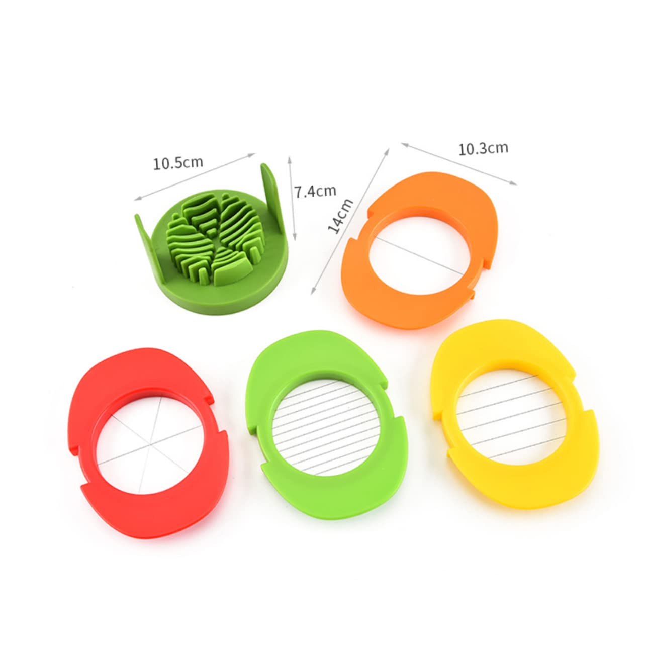 OFFSCH Stainless Steel Egg Slicer and Cutter Versatile Egg Divider for Kitchen Use and Fruit Cutter Safe and Easy to Use Compact Design for Storage