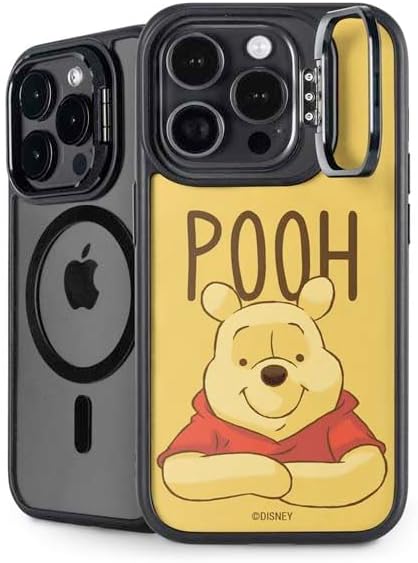 Skinit Kickstand Phone Case Compatible with iPhone 15 Pro - Officially Licensed Disney Winnie The Pooh Hundred Acre Wood Design
