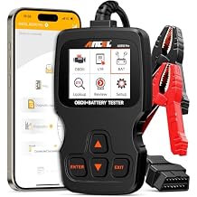 ANCEL AD310 PRO 2-in-1 OBD2 Scanner Battery Tester for Cars, Light Trucks and SUVs, Check Engine Diagnostic Tool, 12V Automotive Cranking Charging Analyzer, Check EVAP Leaks, Read Code