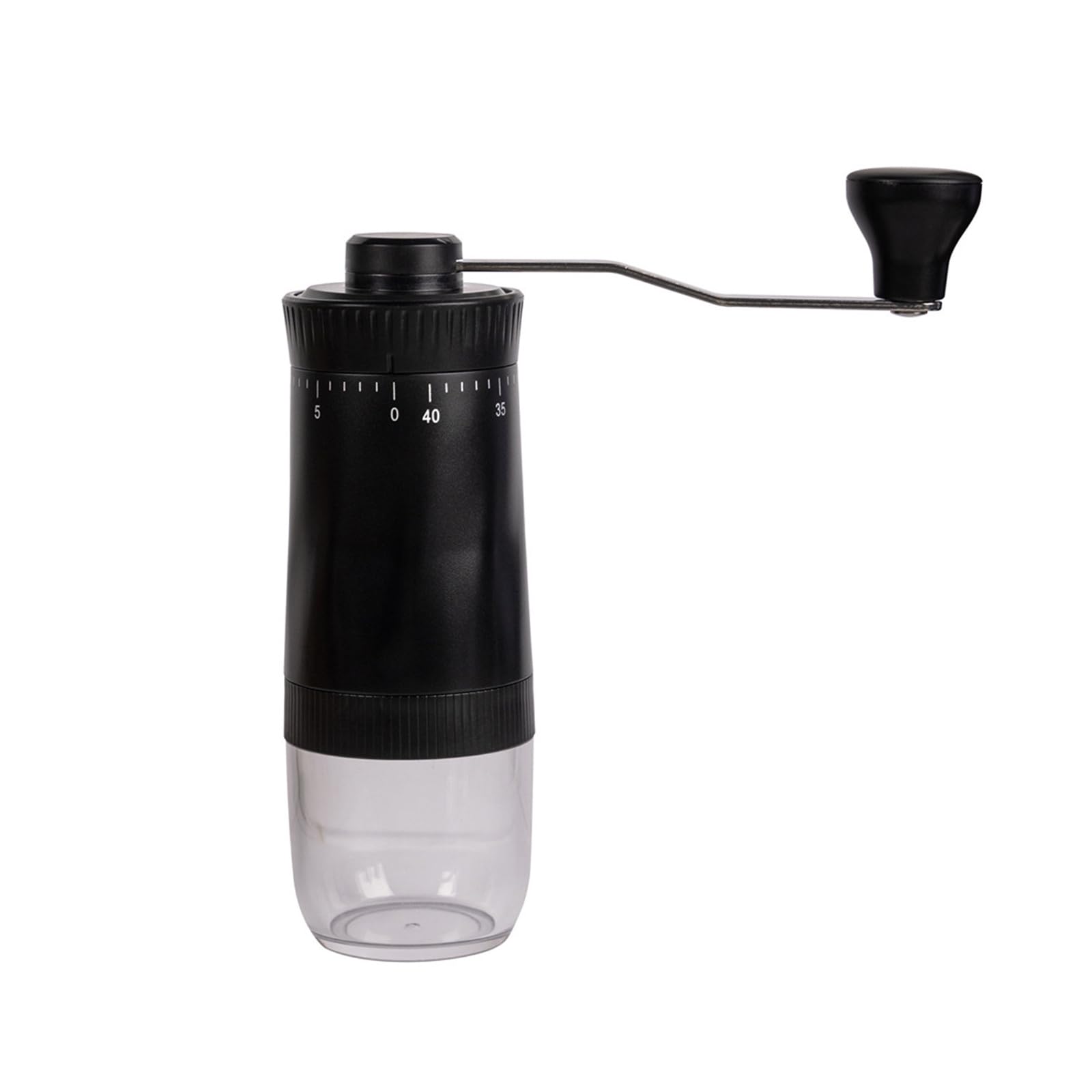 Xjdzineq Premium Manual Coffee Mill with 40 Grinding Setting Portable Nonrust Steel Burr Grinders Sturdy ABS Materials for Espressos Press Portable Grinders Manual Delicate Travel Camping