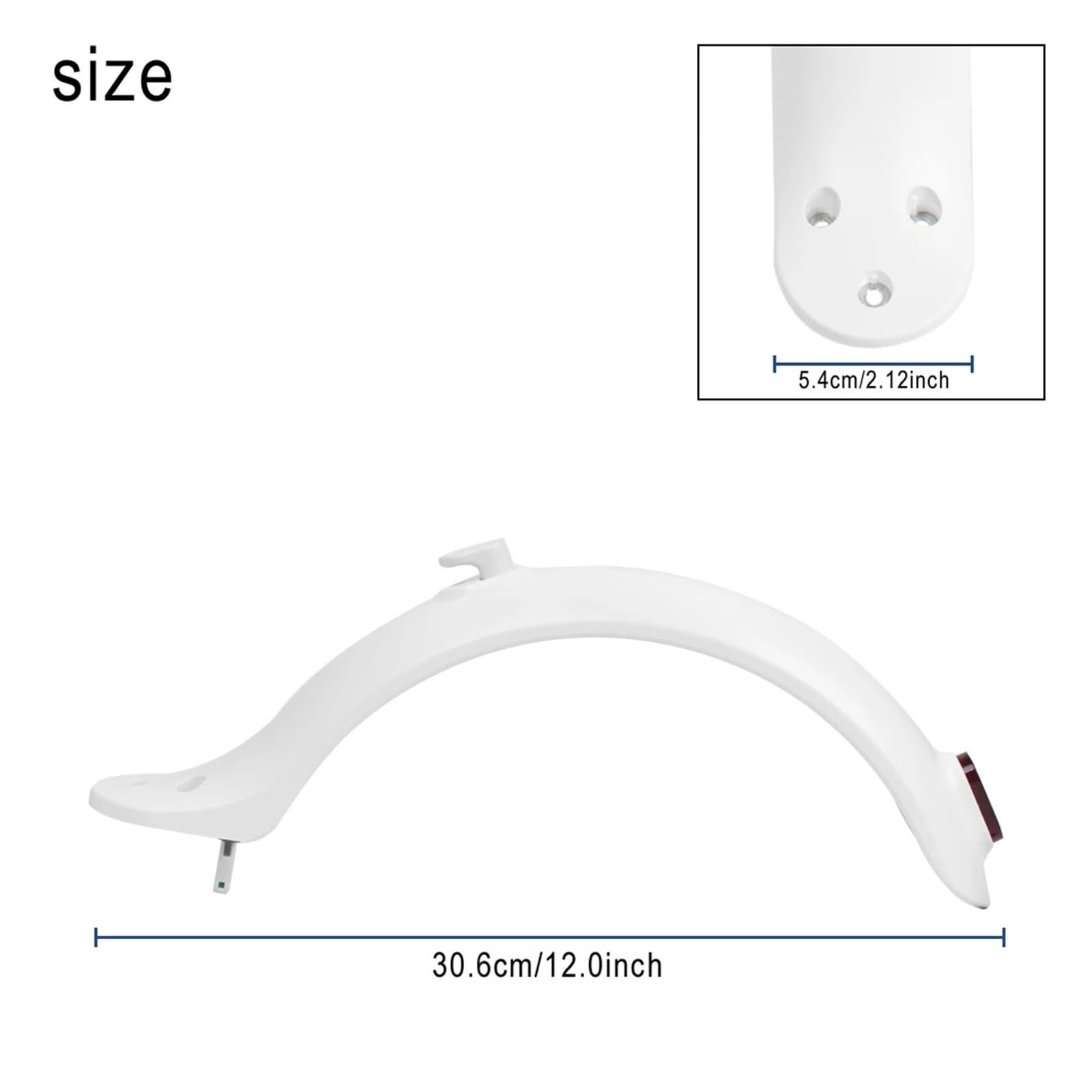 Guardabarros trasero for patinete eléctrico Xiaomi, M365 1S Pro guardabarros trasero scooter