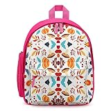 Sacs à Dos Enfant Sac de Maternelle Léger pour Garçon Fille Fleur de Champignon d'automne Petit Cartable Scolaire Sac d'école Primaire