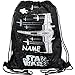alles-meine.de GmbH Beutel - Sportbeutel - Turnbeutel - Schuhbeutel _ Star Wars - X-Wing Starfighter / Raumschiff _ inkl. Name - wasserdicht wasserfest - wasserabweisend & abwisc..