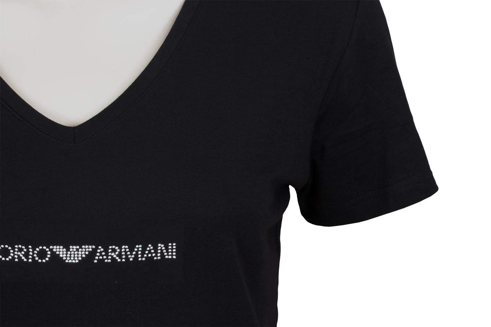 Emporio Armani Damen Emporio Armani Women's Iconic Cotton V-Neck T-Shirt T-Shirt (1er Pack)