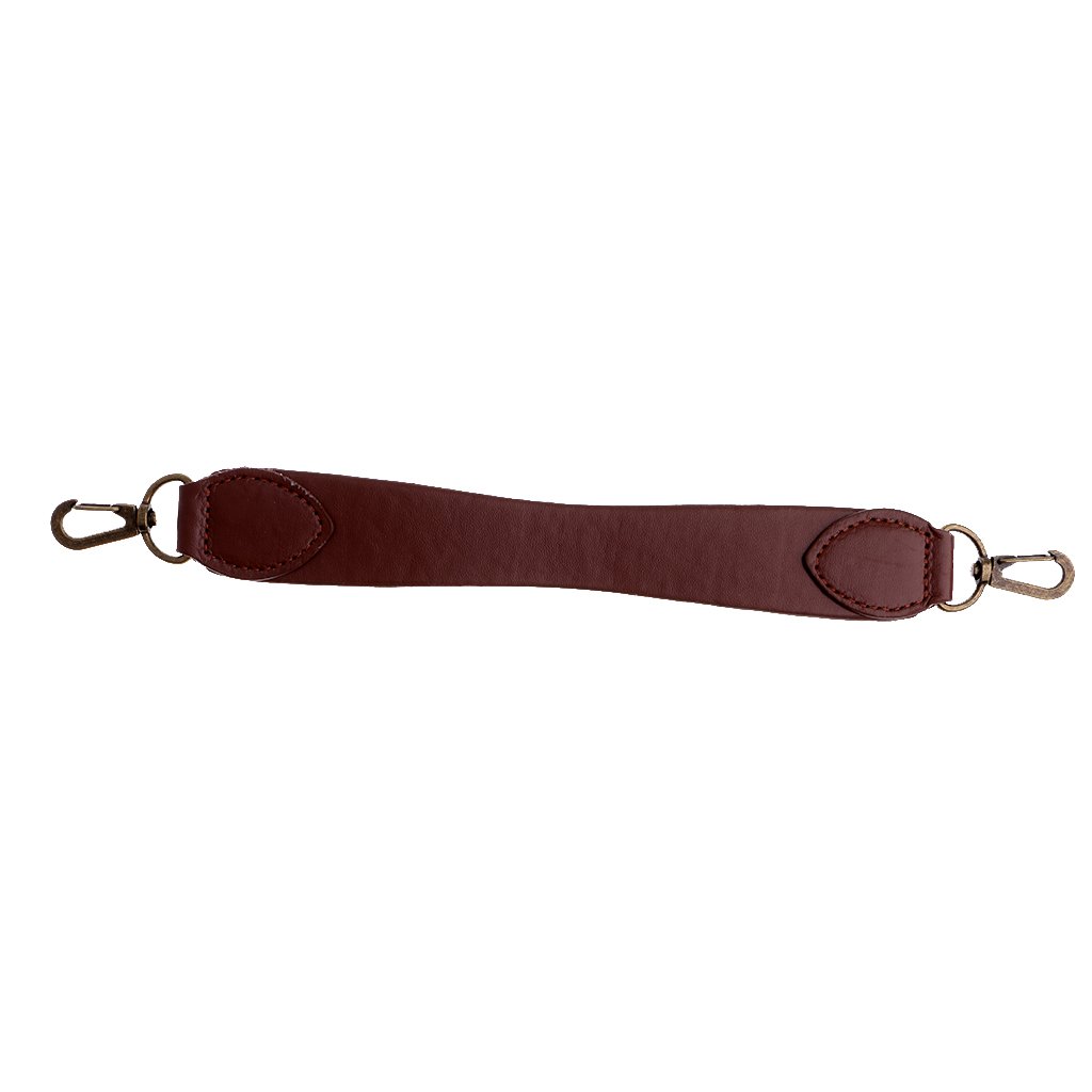 Sharplace Short PU Leather Handbag Bag Strap Handle Holder Replacements Bag Accessories, Coffee