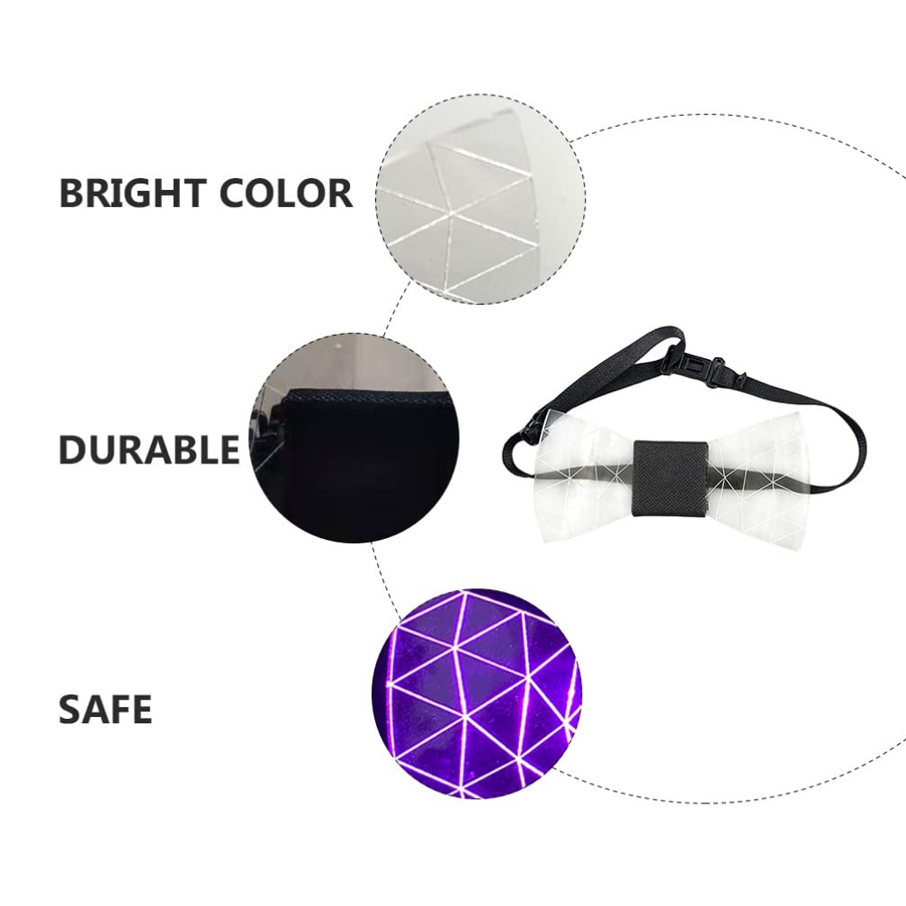 Alipis 1stück Bow Tie Für Festivals Und Partys Leuchtende Fliege Mit Einzigartigem Design Für Halloween Tanzveranstaltungen Und Besondere Anlässe Perfektes Zubehör Für Festliche