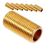 Tige filetée de lampe creuse : fabriquée avec un matériau en cuivre de , cette connexion est conçue pour durer et résister à une utilisation fréquente, kit de tige de lampe tubulaire