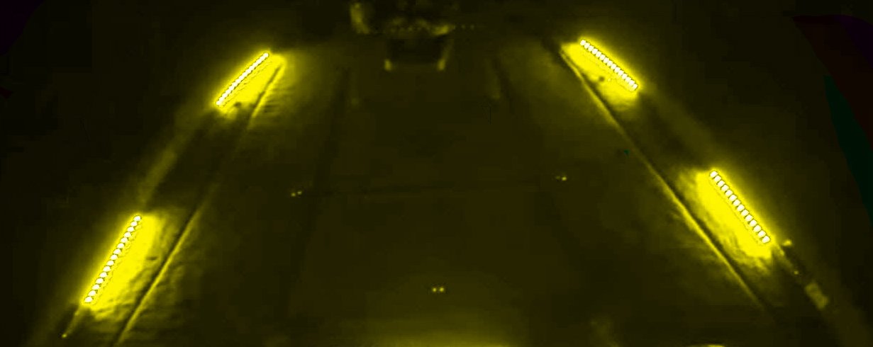 BLAST LED NOX Series - Boat LED Front and Rear Deck Light Kit, Interior LED Light kit - (Yellow/Amber)