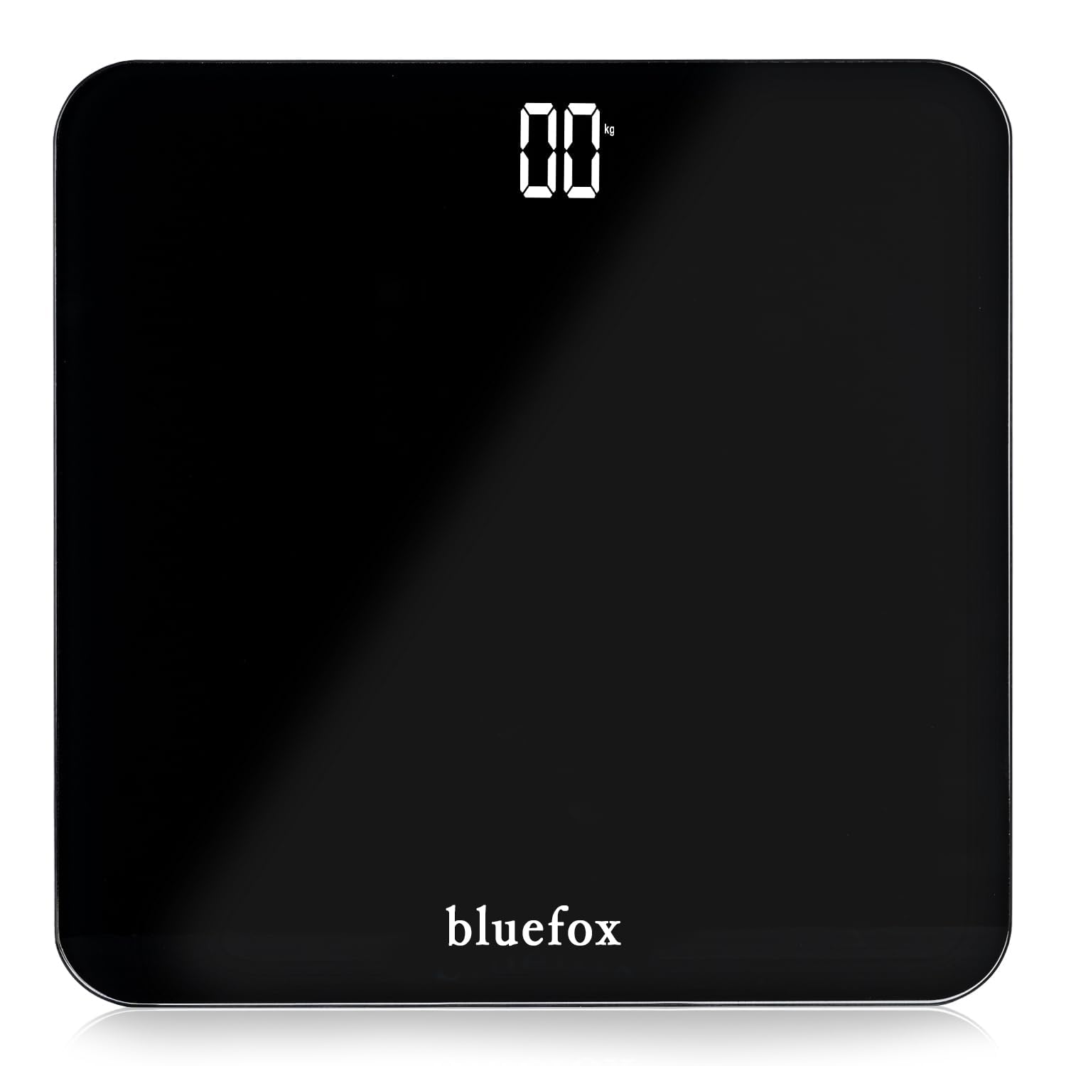 Bluefox Dijital Banyo Tartısı - 180 kg Kapasite Baskül, Büyük LED Ekran, Temperli Cam Yüzey, Hassas Ölçüm, Step-On Teknolojisi, Enerji Tasarrufu, Modern ve Minimalist Tasarım, 3 Yıl Garanti