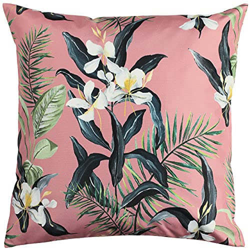 furn. Honolulu Outdoor Polyester Filled Cushion, Polyester, Pink