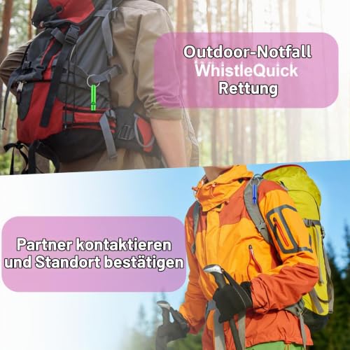 Mabor 12 Stück Trillerpfeife laut Notfall