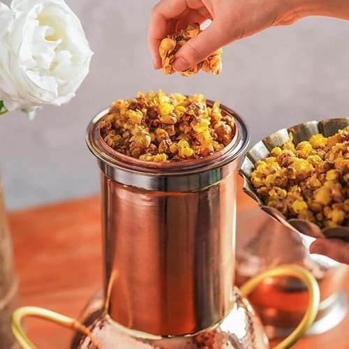 2L/3L Copper Moonshine Still - Pure Copper Alembic Distiller for Essential Oils, Whiskey & Hydrosol | Compact Home Distillation with Cooling Tube