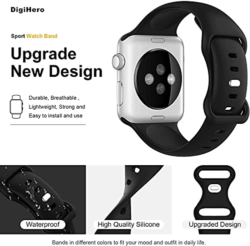 DigiHero Straps Compatible with Apple Watch Strap 40mm 42mm 44mm 41mm 45mm 46mm 38mm - Image 2