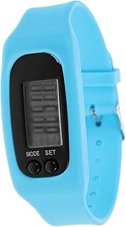 Wristband Step Counter Tool Silicone Wrist Pedometer Watch Simple Wrist Pedometer Chronograph Watch LED Bracelets Sport Watch Step Counter Watch Stylish Pedometer Watch White Child