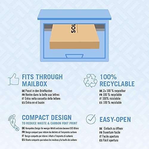 by Amazon Herren 5-Klingen Rasierer mit Korkgriff, 1 Stück + 8 Nachfüllpackungen(9er-Pack), Silber (Früher Marke Solimo) - Image 8