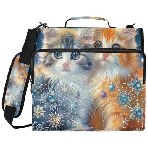 Cat Cute Kittens 3�����O�o�C���_�[�o�b�O �W�b�p�[�o�C���_�[�I�[�K�i�C�U�[�t�� �h���m�[�g�p�\�R���X���[�u �w�Z��d���p