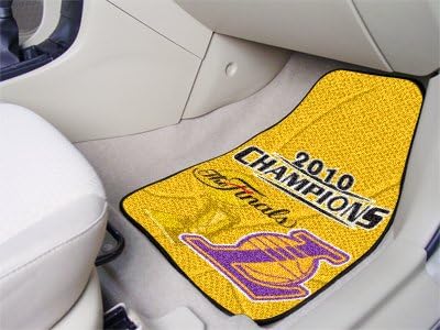 Los Angeles Lakers 2010 NBA Champions Carpet Car Mats