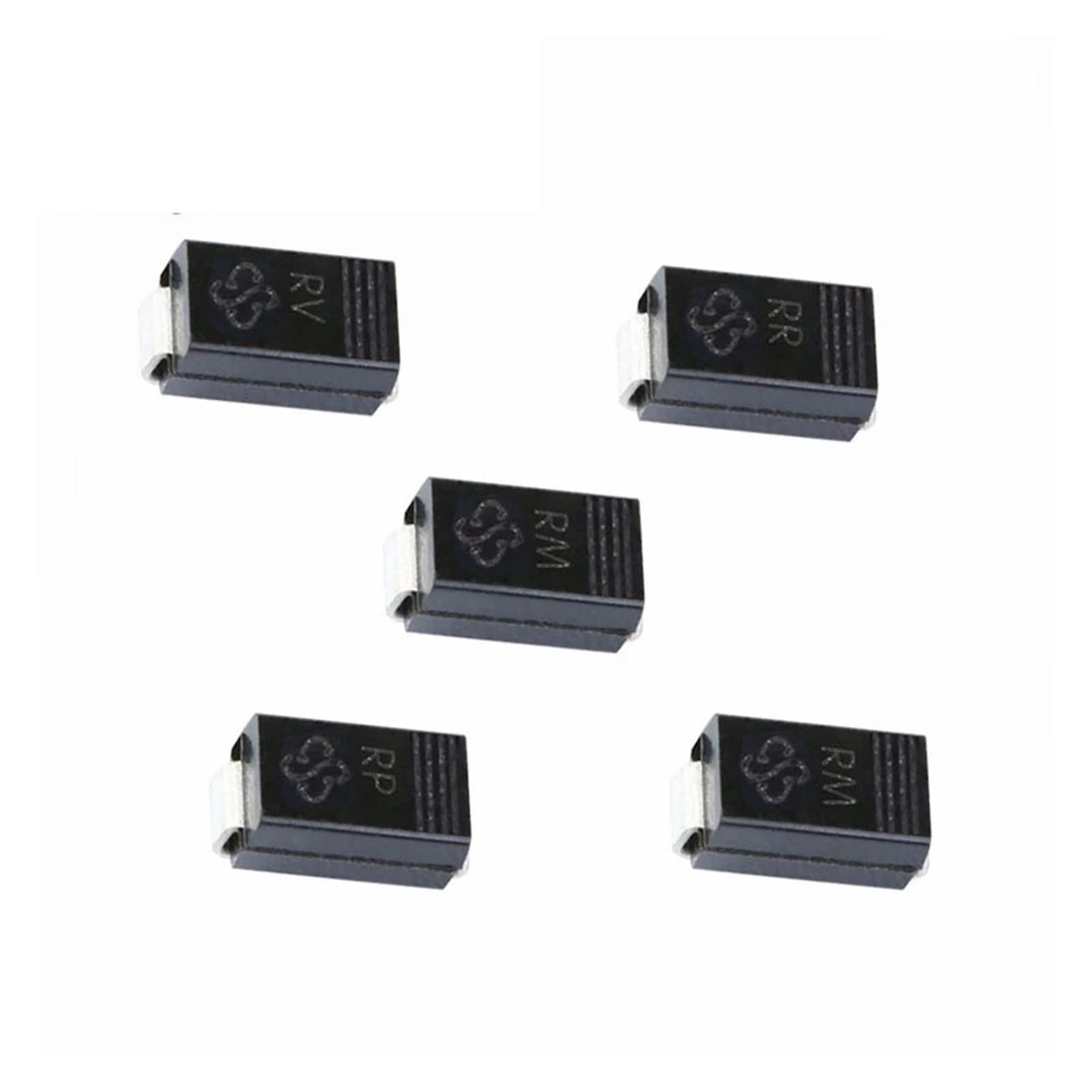 50 pièces Diode TV SMD SMAJ5.0A SMAJ6.0A SMAJ6.5A SMAJ6.8A SMAJ7.0A SMAJ7.5CA SMAJ8.0CA SMAJ8.5CA SMAJ9.0CA SMAJ10CA 400W 5A SMA (Color : Smaj8.0a)