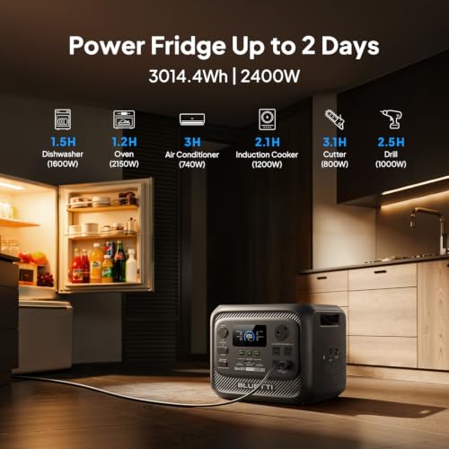 Image of BLUETTI Elite 300 with Elite 10 Portable Power Station 3014.4Wh 2400W LFP | 4800W Surge, Smallest 3kWh, 10ms UPS, 78 Min 0-80% Fast Charging, TT-30 RV Ports, for Camping, Emergency, Outage, Road Trip